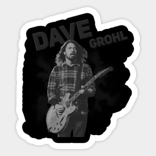 Dave grohl // illustration Sticker